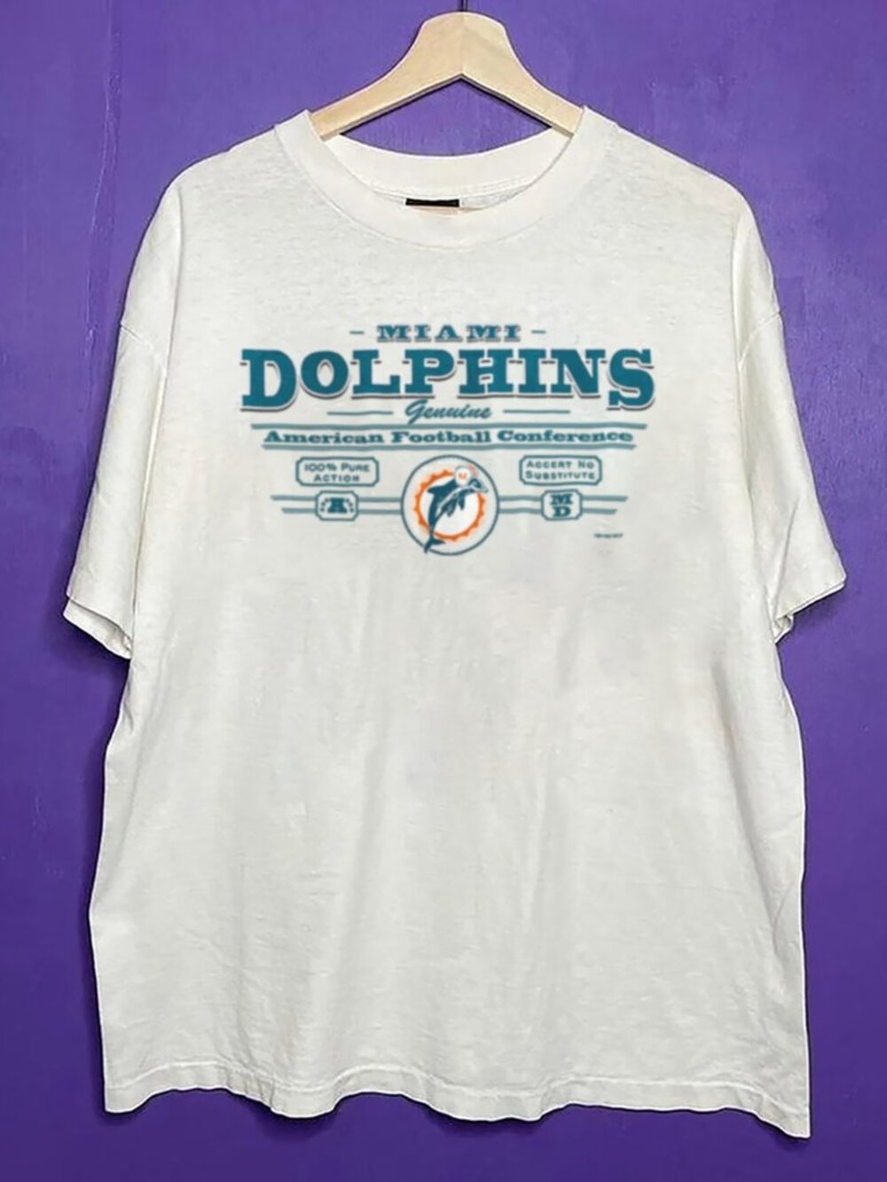 Vintage Miami Dolphins Football Style Shirt, Retro 90s NFL Men Women Shirt Tee
